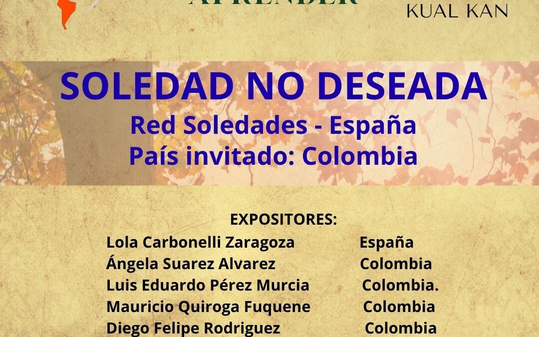 “Tiempo para Aprender”, 8va conferencia virtual sobre la Soledad no deseada por la Asociación Iberoamericana de Bancos de Tiempo